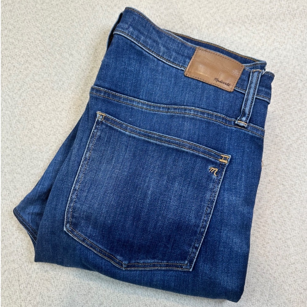 Madewell Skinny Jeans Womens 32 Blue Denim 10 High Rise G7391 Classic Minimalist